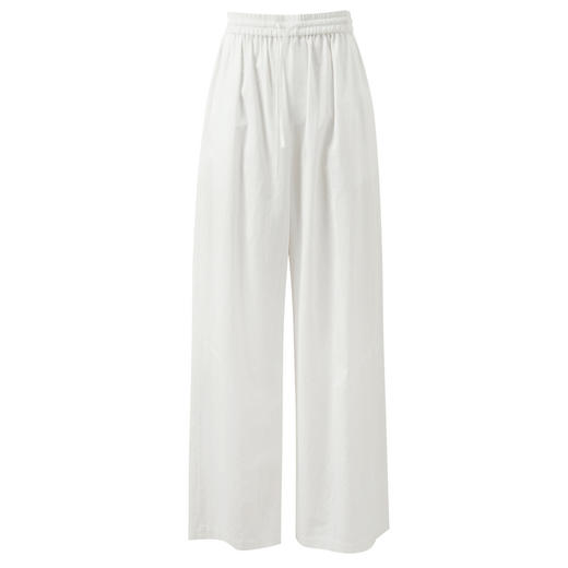 【100棉】三彩2026春季新款高腰休闲长裤空气裤小白裤宽松气球裤M 商品图4