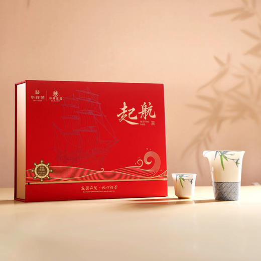 华祥苑-起航生普240g礼盒礼袋装 商品图0