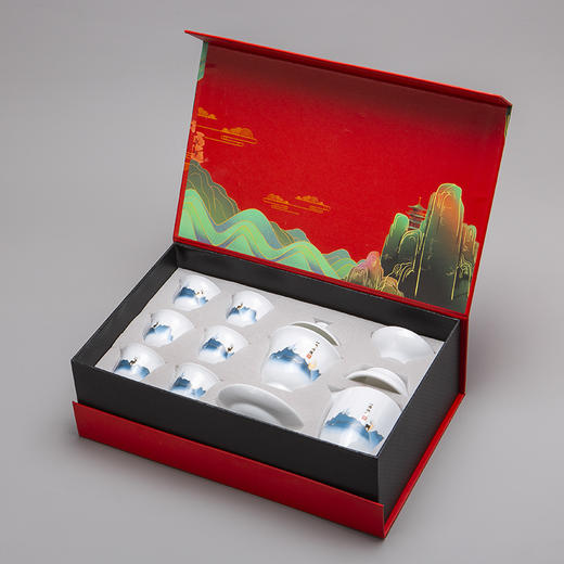 古时候 小双系列-中国白(一路相随)·茶具套装G160 商品图3