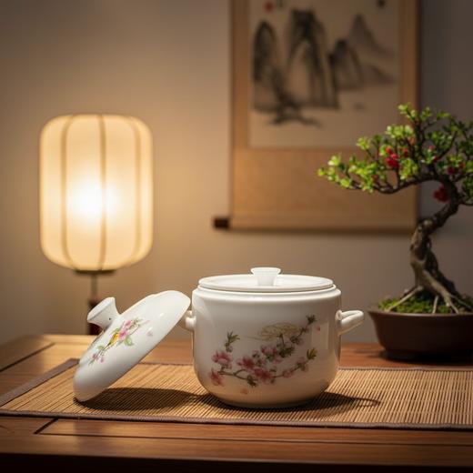 【简约典雅】汉茗 纯色满园炖盅 550ml/个*1个 商品图3