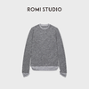 ROMI STUDIO100%水溶羊毛轻薄柔软假两件针织上衣 RWCASU6753 商品缩略图0