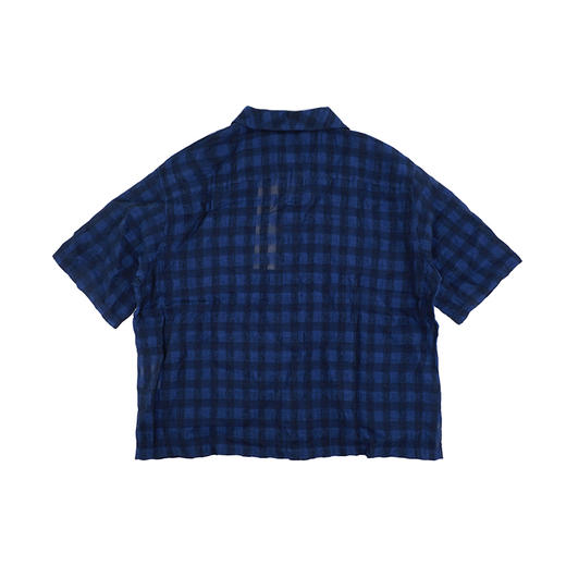 INSULAiRE 岛民 Shirt 棉麻混纺格子短袖衬衫 商品图3