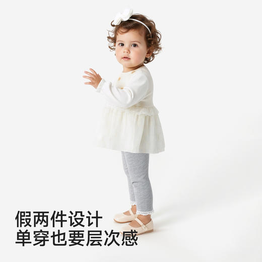 【商场同款】英氏儿童分体套装女宝宝可爱高级套装韩系时髦春秋装 商品图3
