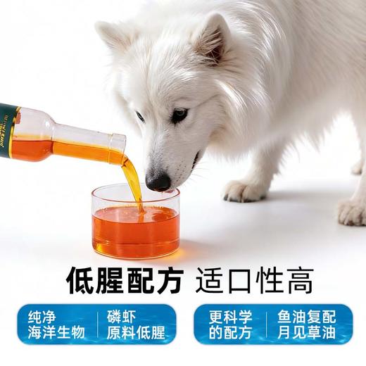 纽粹臣浓醇三文鱼油200ml 高纯度 美毛护肤 犬猫通用 整箱20瓶 建议售价88元/瓶 商品图5