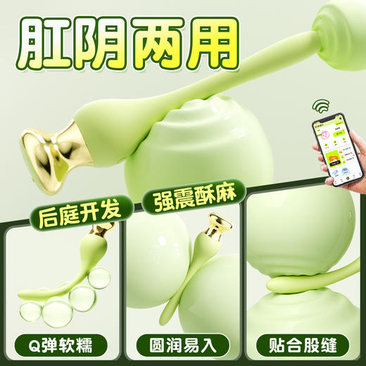 【女用器具】谜姬 云之羽肛塞阴肛两用 商品图2