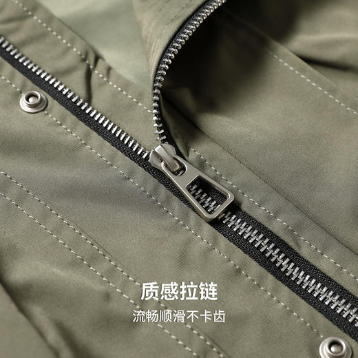 【易打理】圣得西落肩版型夹克2026新款春季男士立领耐穿抗皱外套 商品图9