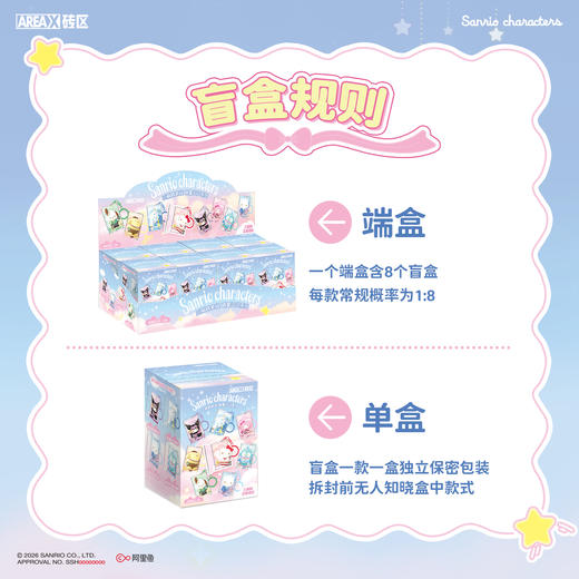 【新品】AREAX砖区三丽鸥挂件盲盒hellokitty库洛米女摆件 商品图4