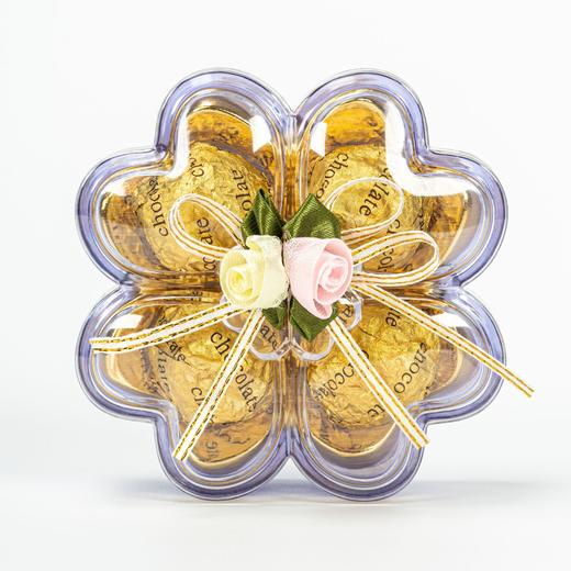 【粉丝专属❗️可爱花瓣形巧克力礼盒】香港怡可缘精装「可爱花瓣形巧克力」送老师同学情人节日婚庆伴手礼盒L-d 商品图4