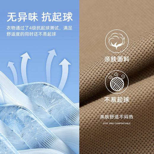 【莱赛尔】德鲨鲨鱼短袖翻领T恤男2026夏季新款休闲POLO衫 商品图2