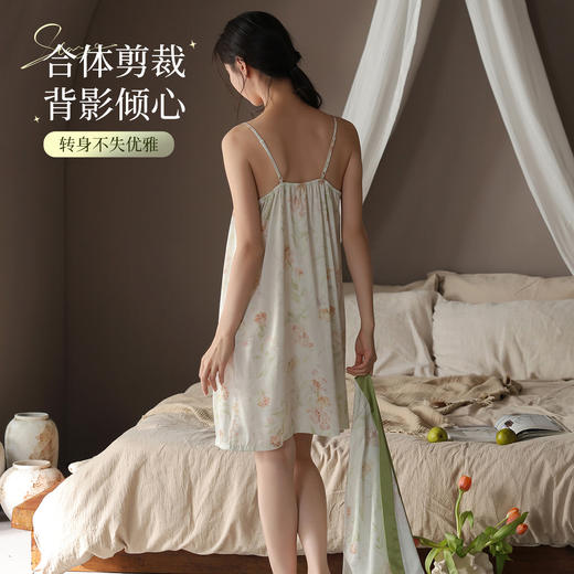 【清仓捡漏】【两件套】【L-XXL】【秋鹿】女士性感睡袍套装 商品图4