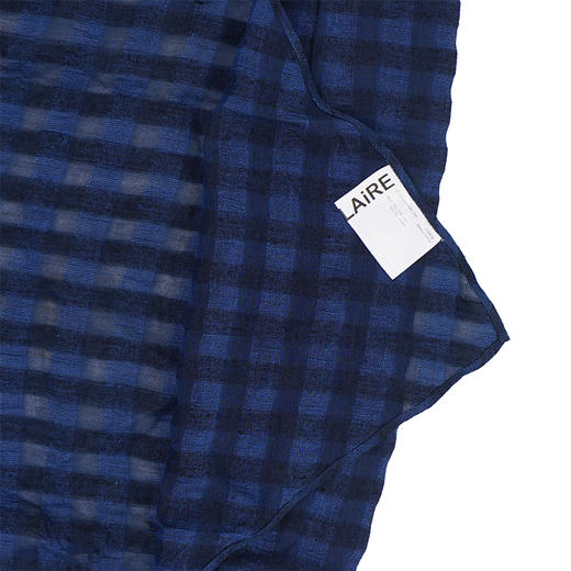 INSULAiRE 岛民 Tanka Bandanna 棉麻混纺格子丝巾 商品图2