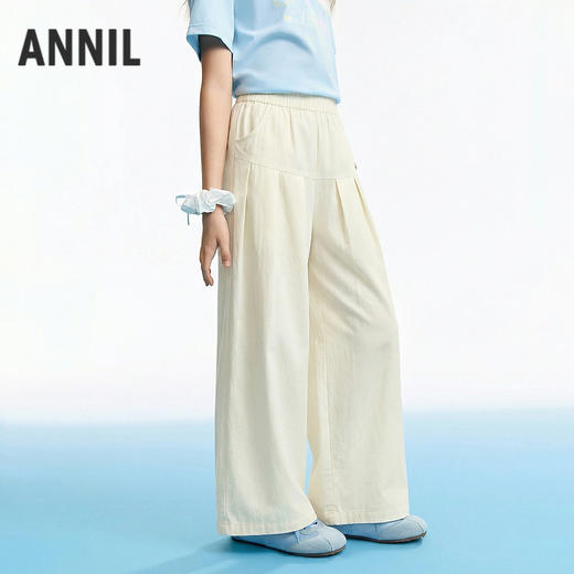 女童梭织单裤夏季新款安奈儿童装EG626806 商品图0