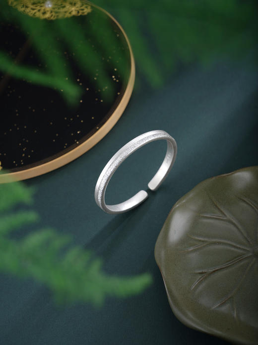 子佩集S999手工银【辰光织锦】手镯【55032104】原创设计 商品图3