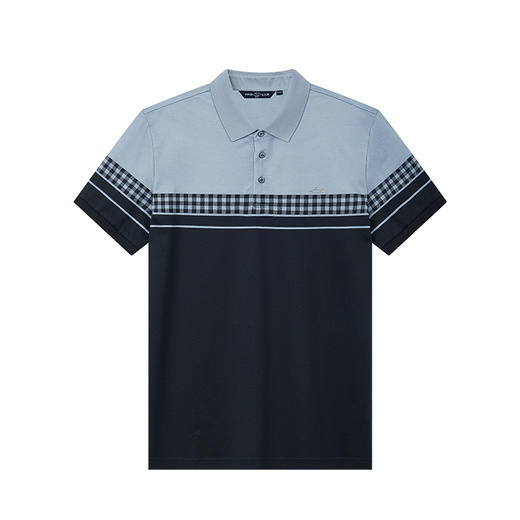 【莱赛尔】德鲨鲨鱼夏天新款短袖POLO衫男撞色休闲翻领T恤 商品图4