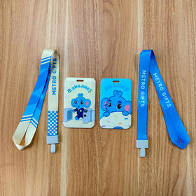 郑州地铁文创卡套/PVC卡套/可伸缩长挂绳/推合卡套