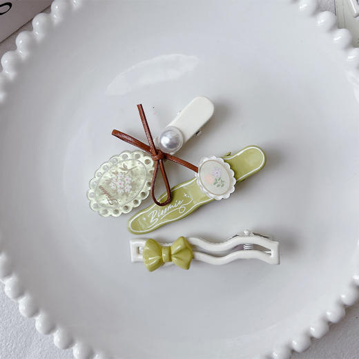 ZY南法碎花组合夹-纪念日百货门店同款169248853 商品图2