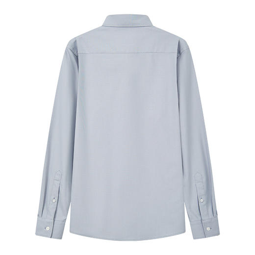 德鲨鲨鱼纯色长袖衬衫男青年2026春季新款休闲上衣男衬衣 商品图1