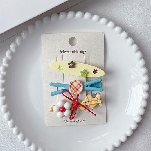 ZY乐天小花组合夹LTP组合夹-纪念日百货门店同款169246778 商品图2