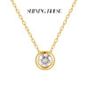 ShiningHouse[培育] 18k金钻石项链 圆钻形人工真钻人造钻石K金项链可调节简约钻石项链泡泡钻石项链悦己送礼臻选【此商品不支持7天无理由退货退款】预计3日发货 商品缩略图5