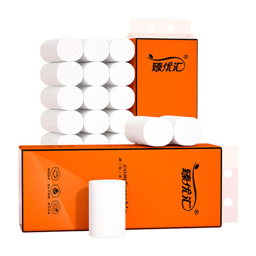 【16卷实惠装】无芯卷纸卫生纸家用厕所厕纸手纸整箱卷巾擦手 商品图4