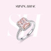 ShiningHouse[培育] 粉钻系列 18k金钻石戒指 公主方形2克拉钻人工真钻人造钻石K金戒指时尚钻石戒指卓越匠心奢耀臻献【此商品不支持7天无理由退货退款】预计3日发货 商品缩略图3