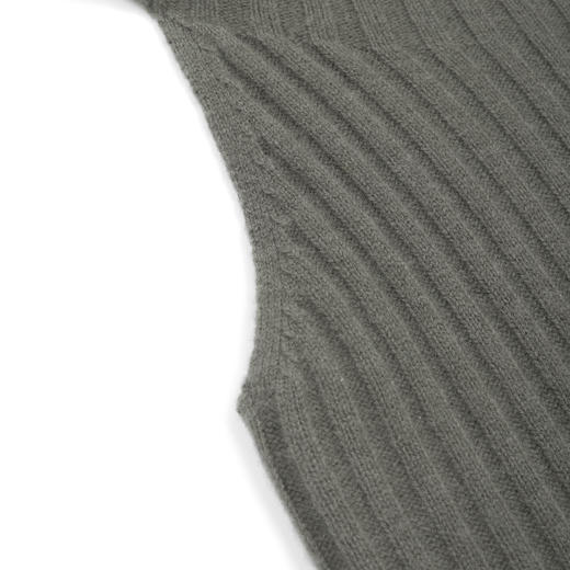 ROMI STUDIO时尚舒适复古简约百搭纯色半高领无袖背心RWCSST1886 商品图3