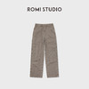 ROMI STUDIO“酷飒恣意”全棉珠帆布酵洗量感工装长裤 RWCAXA5468 商品缩略图1