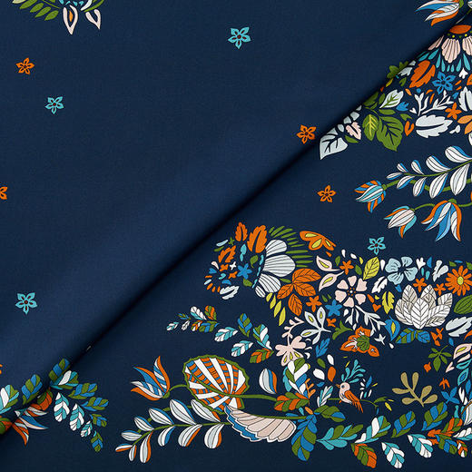 万事利双面印花大方巾-骐骥花丛 商品图1