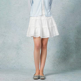 刺绣花边拼接短半裙-纪念日百货门店同款169265215