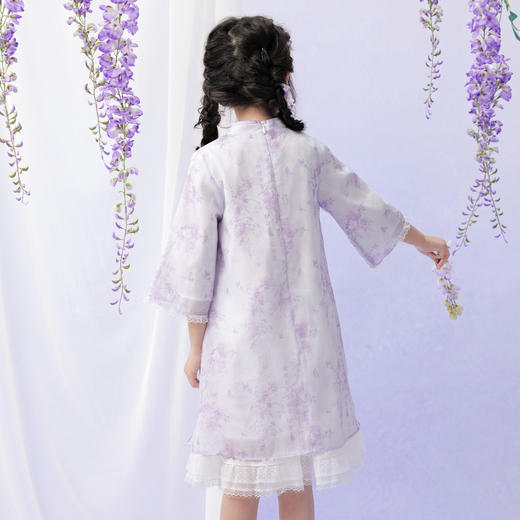 笛莎/Deesha 观山见联名2026年春季新款女童国风连衣裙 商品图4