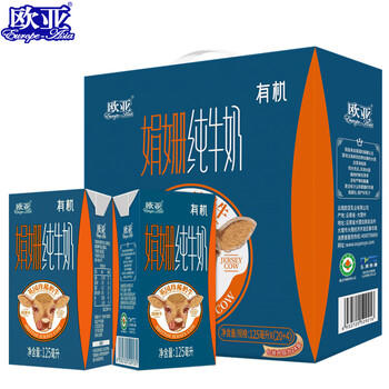 欧亚【新鲜日期】有机娟姗纯牛奶125ml*24盒 儿童学生奶礼盒 高原牧场 /水饮冲调 /常温奶 /有机牛奶 商品图7