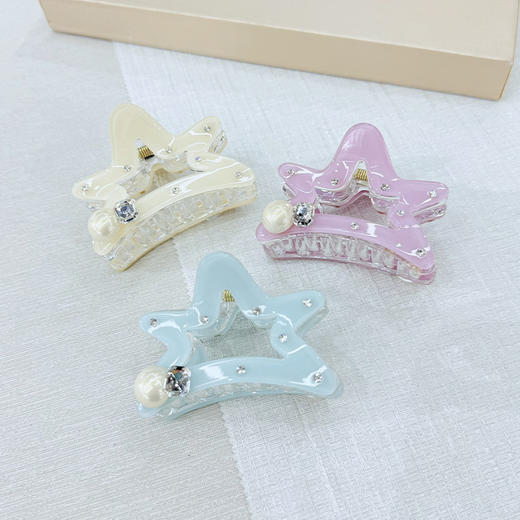 轻奢星星珠饰抓夹--纪念日百货门店同款169152552 商品图0