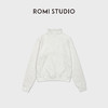 ROMI STUDIO高克重精梳棉柔感极简立领按扣长袖卫衣RWDSS82214 商品缩略图1