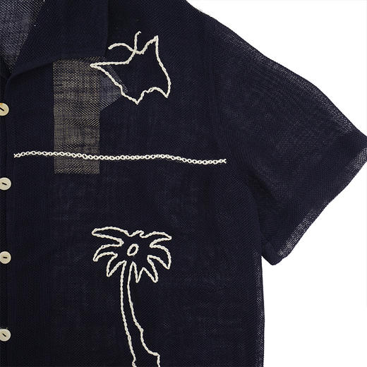 INSULAiRE 岛民 Hand-Embroidered Voyage Shirt手工刺绣航海衬衫 商品图1
