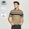 【莱赛尔】德鲨鲨鱼短袖POLO衫男青年时尚条纹撞色翻领T恤 商品缩略图0