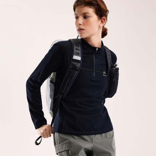 KAILAS凯乐石 XM2女款羊毛半开长袖T恤 KG2617209 商品图2