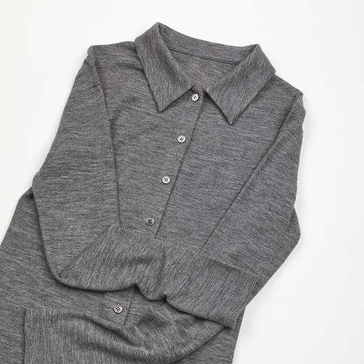 ROMI STUDIO“格雷高支”100%绵羊毛轻薄挺括开襟毛织 RWCAS87132 商品图3