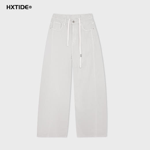 【新品上新】HX 夏季水洗弯刀牛仔长裤Z201620008101 商品图1
