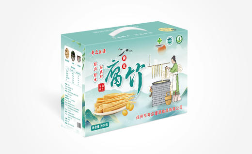 粤众佳源手工黄豆腐竹500克 商品图0