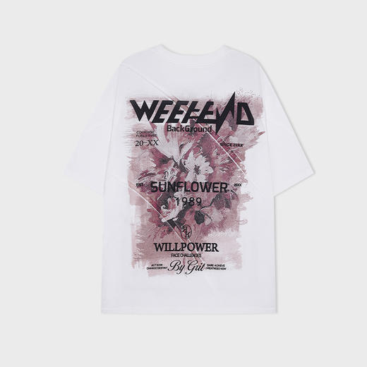 【新品上新】HX 夏季圆领短袖T恤C102620040101/02 商品图2