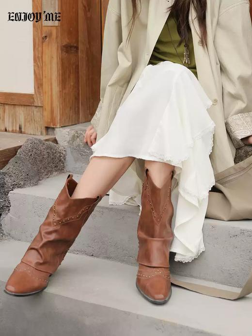 【门店同款】ENJOY春季“序光之旅”不规则荷叶边半裙 169843142 商品图3