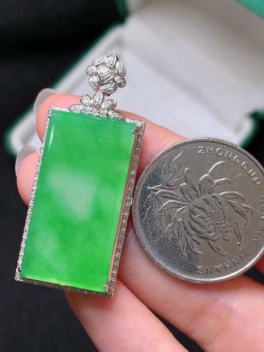 无事牌翡翠吊坠 商品图4