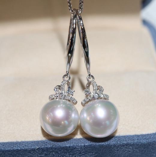 10-11mm澳白耳环 商品图2