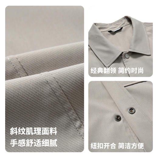 【斜纹肌理】圣得西时尚工装翻领夹克外套男2026新款春季商务上衣 商品图4