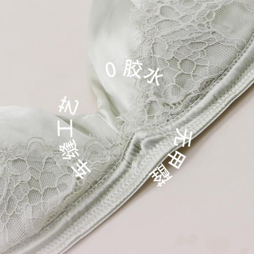 金三塔 女桑蚕丝蕾丝双肩带文胸 商品图4