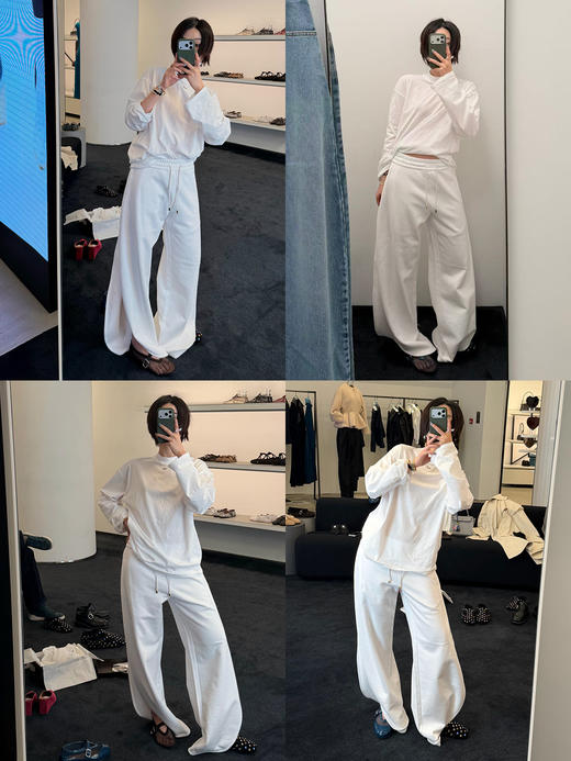 hidemi副线小h [吴昕同款]小高领松弛廓形叠穿百搭长袖T恤 商品图1