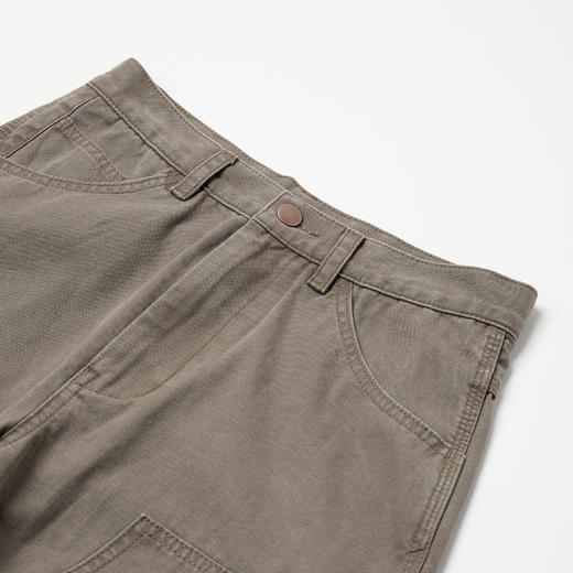 ROMI STUDIO“酷飒恣意”全棉珠帆布酵洗量感工装长裤 RWCAXA5468 商品图3