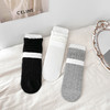 【59元3双】女士时尚菱格暗纹堆堆袜春夏时尚袜子白女袜【2612518】 商品缩略图0