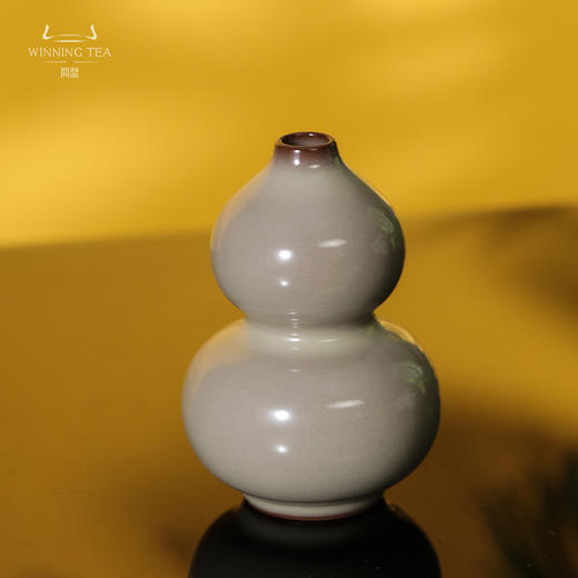 问鼎哥窑葫芦瓶（小） 商品图0