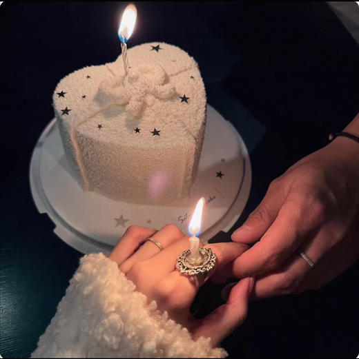 拍照神器-戒指蜡烛（2月14日前预定情人节限定款蛋糕可免费赠送） 商品图1